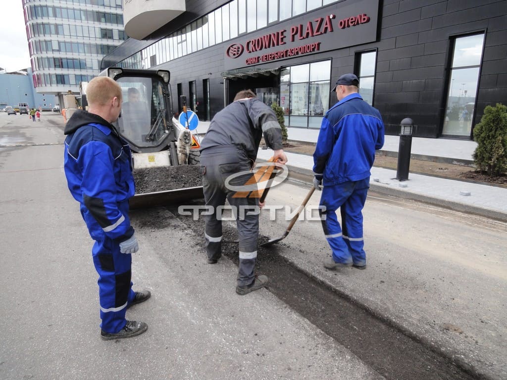 Ремонт асфальтового покрытия в Санкт-Петербурге - Фортис